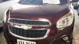 Red Chevrolet Spin 2015 Manual Gasoline for sale 