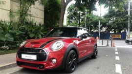 Red Mini Cooper 2017 Automatic Gasoline for sale 