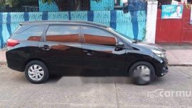 Selling Black Honda Mobilio 2017 in Marikina