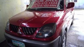Red Mitsubishi Adventure 2008 at 85723 km for sale
