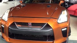 Orange Nissan Gt-R 2017 at 1500 km for sale