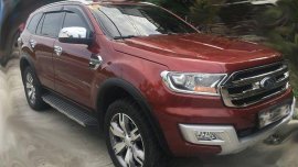 Red Ford Everest 2016 Automatic Diesel for sale 