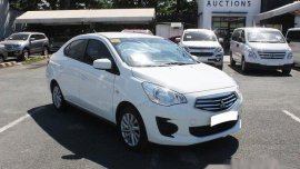 Selling White Mitsubishi Mirage G4 2017 Manual Gasoline