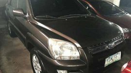Brown Kia Sportage 2008 at 72535 km for sale