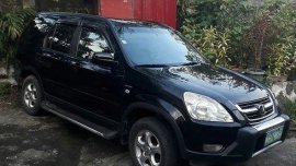 Black Honda Cr-V 2004 at 110000 km for sale
