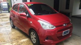 Red Hyundai Grand i10 2015 at 22000 km for sale