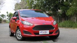 Selling Red Ford Fiesta 2014 at 69000 km 