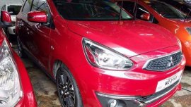 Red Mitsubishi Mirage 2018 Automatic Gasoline for sale