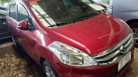 Red Suzuki Ertiga 2017 at 20000 km for sale 