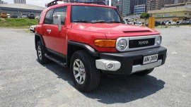 Red Toyota Fj Cruiser 2015 Automatic Gasoline for sale 