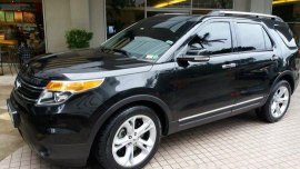 Sell Black 2014 Ford Explorer Automatic Gasoline at 55000 km 