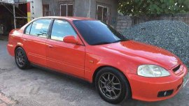 Red Honda Civic 1998 Automatic Gasoline for sale 