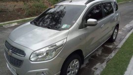 Silver Chevrolet Spin 2015 Automatic Gasoline for sale