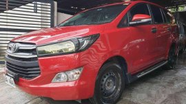 Selling Red Toyota Innova 2017 Manual Diesel at 28000 km 