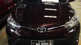 Red Toyota Vios 2017 Sedan for sale in Manila 