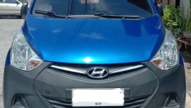 Selling Blue Hyundai Eon 2014 at 55000 km 