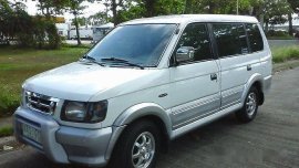 White Mitsubishi Adventure 2000 Manual Gasoline for sale 