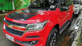Selling Red Chevrolet Trailblazer 2017 at 40000 km 
