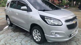 Silver Chevrolet Spin 2015 Automatic for sale 