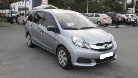 Selling Silver Honda Mobilio 2016 Manual Gasoline at 43452 km