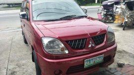 Selling Red Mitsubishi Adventure 2006 at 85000 km 