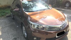 Brown Toyota Corolla 2014 for sale in Quezon City