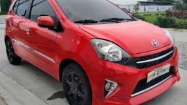 Selling Red Toyota Wigo 2016 Automatic at 19000 km 