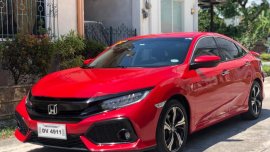 Sell Red 2017 Honda Civic Sedan Automatic Gasoline 