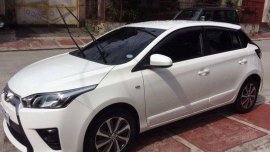 White Toyota Yaris 2016 at 51000 km for sale