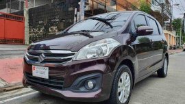 Red Suzuki Ertiga 2018 at 6000 km for sale in Quezon City
