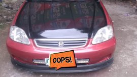 Selling Red Honda Civic 1999 Manual in Bataan 