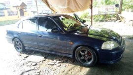 Blue Honda Civic 1997 Manual Gasoline for sale 