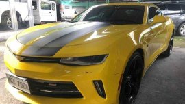 Sell Yellow 2017 Chevrolet Camaro in Quezon City 
