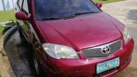 Sell Red 2007 Toyota Vios at 155000 km 