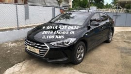 Black 2018 Hyundai Elantra at 3100 km for sale in Manila 