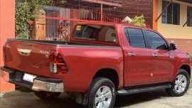 Selling Red Toyota Hilux 2017 at 19000 km in Bacolod 