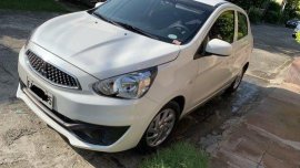 White Mitsubishi Mirage 2017 at 10900 km for sale 