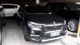 Black Bmw X1 2016 Automatic Gasoline for sale 