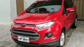 Selling Red Ford Ecosport 2017 Manual Gasoline at 20000 km 