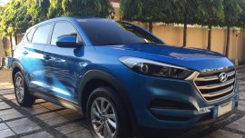 Blue 2017 Hyundai Tucson at 11000 km for sale in Cebu City 