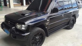 Black 2002 Mitsubishi Pajero Automatic Diesel for sale 