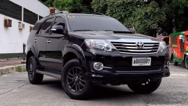 Black 2015 Toyota Fortuner for sale in Quezon City 