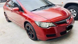 Red Honda Civic 2008 Manual Gasoline for sale 