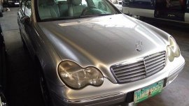 Silver Mercedes-Benz C200 2002 Automatic Gasoline for sale