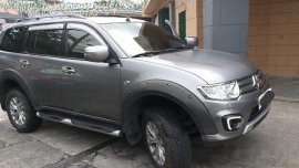 Grey Mitsubishi Montero Sport 2015 Manual Diesel for sale 