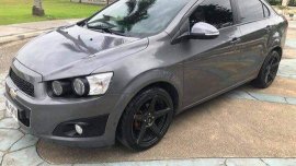 Selling Grey Chevrolet Sonic 2015 in Cebu 