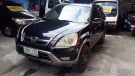 Black Honda Cr-V 2001 at 182393 km for sale