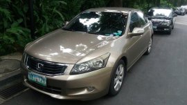 Beige Honda Accord 2008 at 114000 km for sale