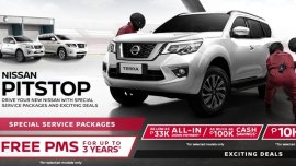 Nissan Philippines offers 3-Year PMS as part of their PitStop promo