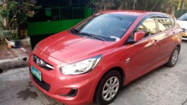 Red 2013 Hyundai Accent Manual Diesel for sale 